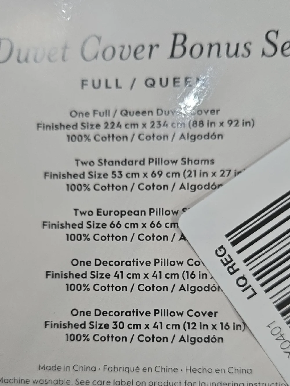 Laura Ashley Cassidy Cotton Reversible 7 Piece Duvet Cover Set Full/Queen